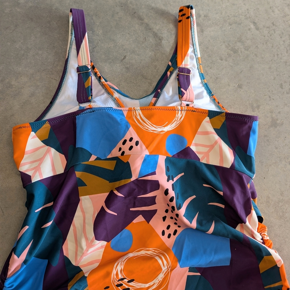 LATCHED MAMA tankini + skirt bottoms S - Picture 8 of 16